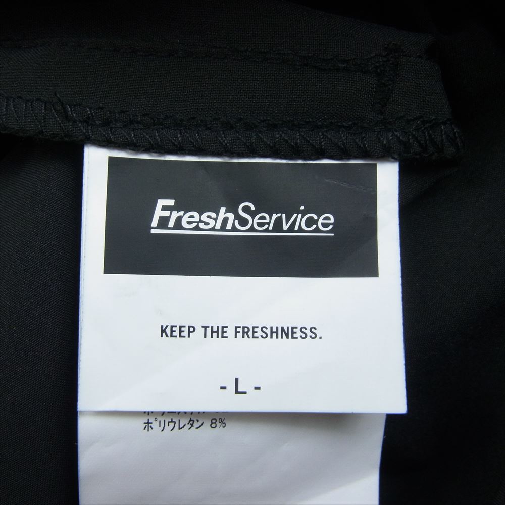 フレッシュサービス FSW-23-ST-15 UTILITY PACKABLE SUIT ユーティリティ パッカブル トラックスーツ セットアップ ブラック系 L【新古品】【未使用】【中古】