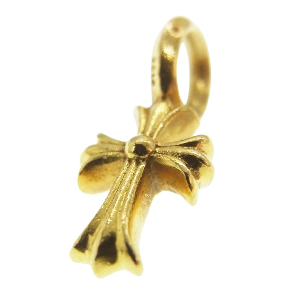 CHROME HEARTS クロムハーツ（原本無） 22K STACK CH CROSS V2 CHクロス スタック チャーム ペンダントトップ ゴールド系【中古】