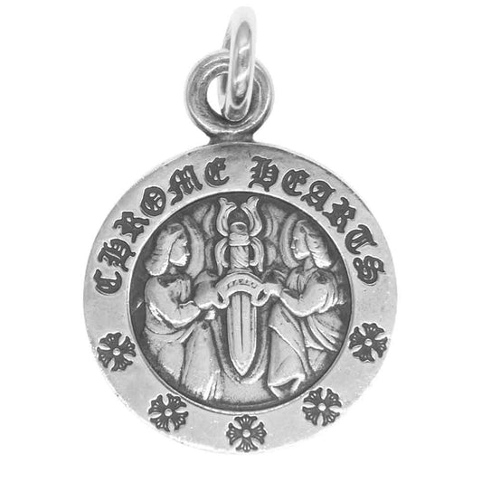 CHROME HEARTS クロムハーツ（原本無） CHRM ANGL MDL エンジェル メダル チャーム V2 ペンダントトップ シルバー系【中古】