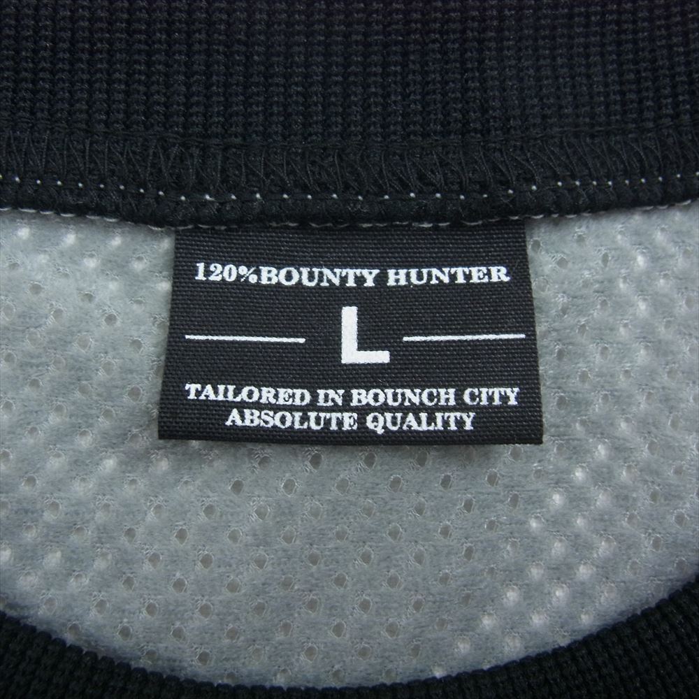 BOUNTY HUNTER バウンティーハンター メッシュ フットボール  Tシャツ ブラック系 L【中古】