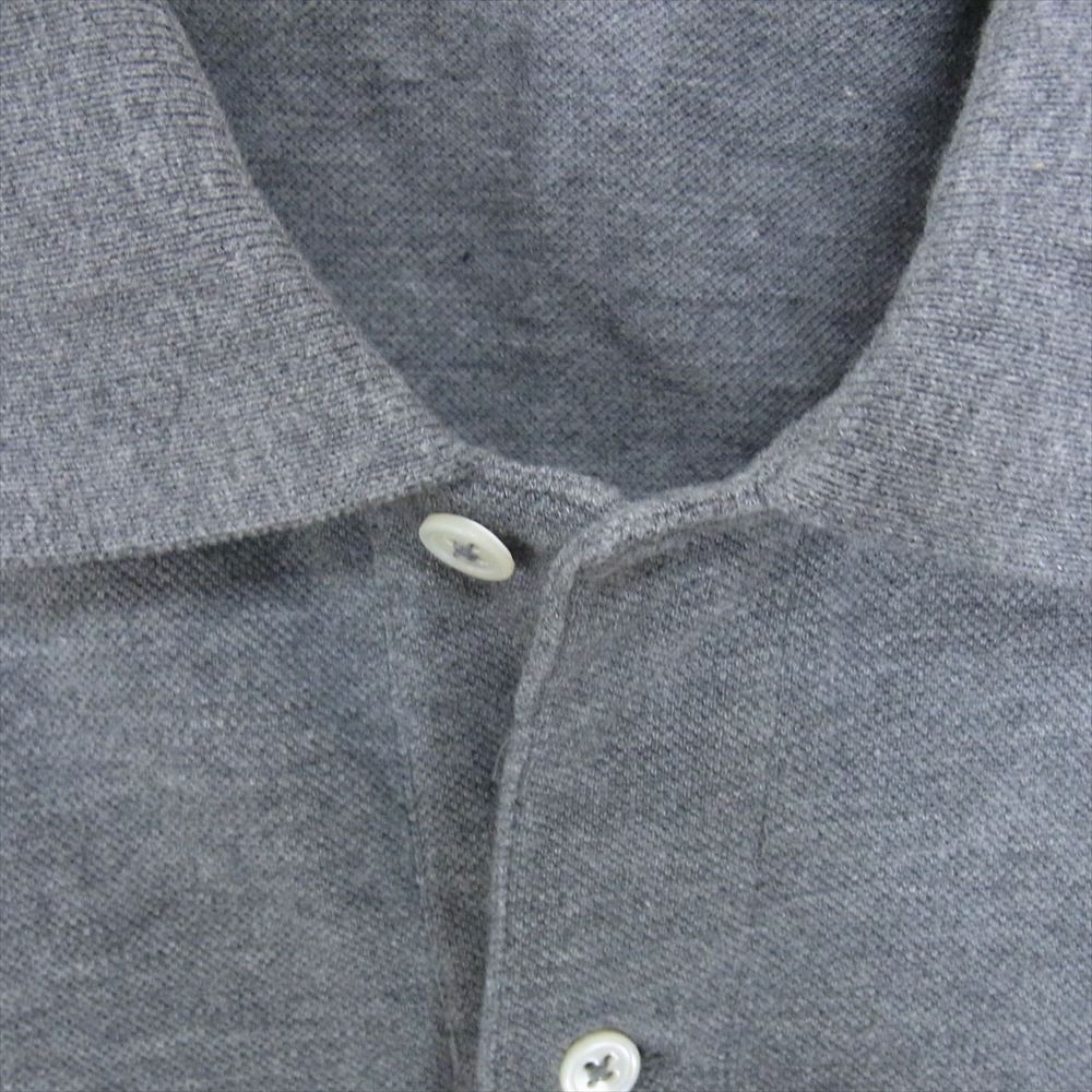 Scye サイ 5121-21700 Cotton Pique Polo Shirt コットンピケ ポロ 半袖 シャツ グレー系 42【中古】