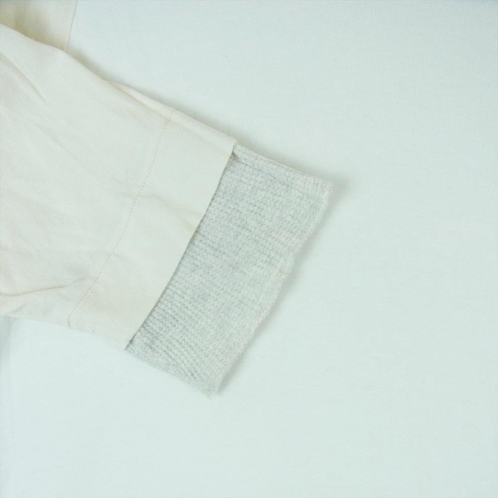 glamb グラム 17SS GB17SP CS02 ri layered CS トライ レイヤード カットソー サーマル 五分袖 Tシャツ ホワイト系 オフホワイト系 2【中古】