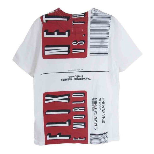 TAKAHIRO MIYASHITA The SoloIst. タカヒロミヤシタザソロイスト snc.0001 NETFLIX 世界征服の野望 コラボ Tシャツ ホワイト系 46【中古】