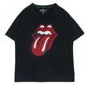 glamb グラム GB0120 RS01 The Rolling Stones ザ ローリングストーンズ リップ&タン プリント 半袖 Tシャツ ブラック系 2【中古】
