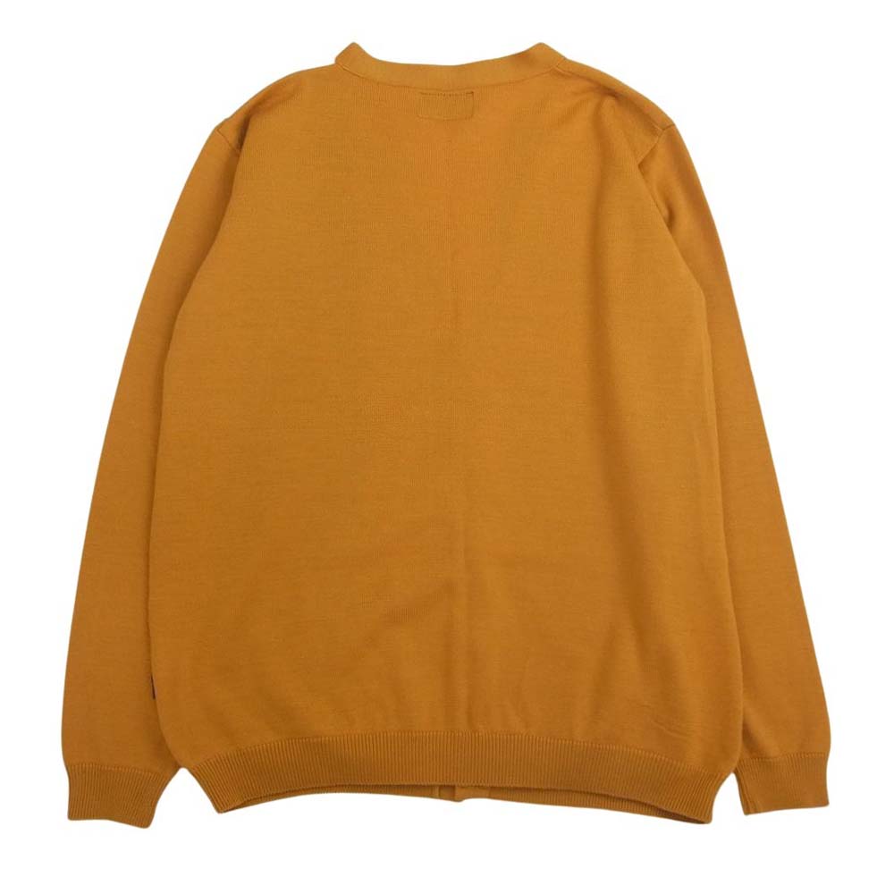 glamb グラム アクリル ウール 音符 長袖 カーディガン イエロー系 3【中古】
