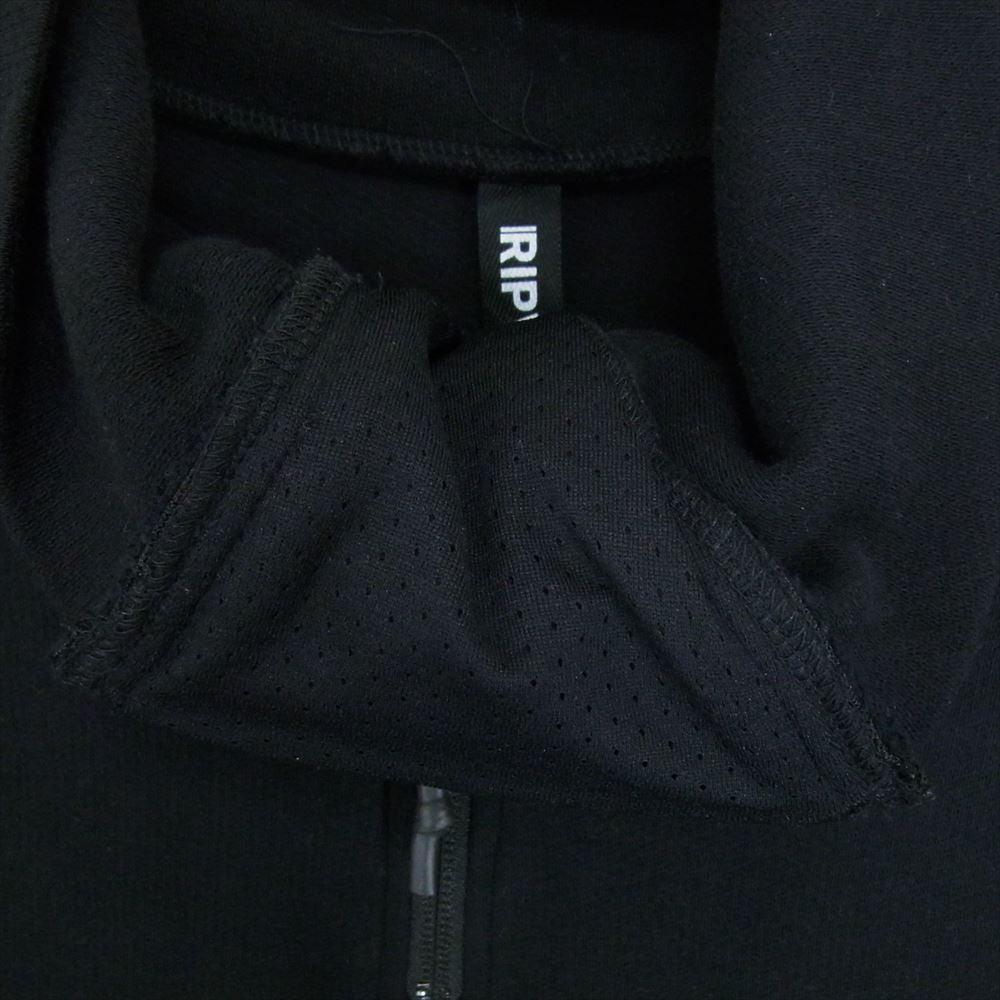 ripvanwinkle リップヴァンウィンクル RB-204 inner jersey インナー ジャージー ハーフジップ カットソー ブラック系 4【中古】
