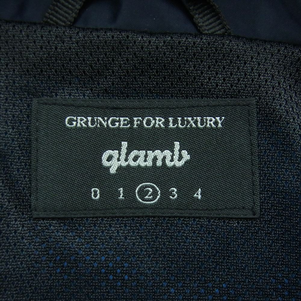 glamb グラム GB0219 JKT02 Bolsey mountain parka ボルシー マウンテン パーカー マルチポケット ナイロン ジャケット マルチカラー系 ブルー系 ダークネイビー系 2【中古】