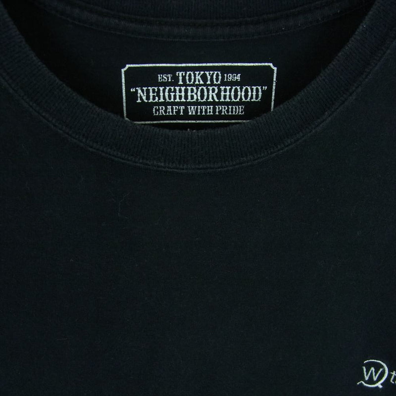 NEIGHBORHOOD ネイバーフッド W taps ダブルタップス Hong Kong Anniversary 香港限定 プリント 半袖 Tシャツ ブラック系 L【中古】