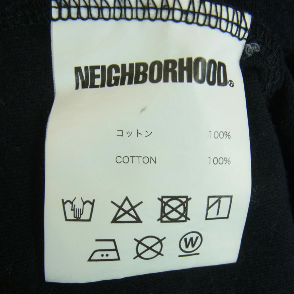 NEIGHBORHOOD ネイバーフッド W taps ダブルタップス Hong Kong Anniversary 香港限定 プリント 半袖 Tシャツ ブラック系 L【中古】