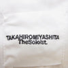 TAKAHIRO MIYASHITA The SoloIst. タカヒロミヤシタザソロイスト attachment collar ＆ tail short sleeve tee 襟着脱可能 Tシャツ ホワイト系 46【中古】
