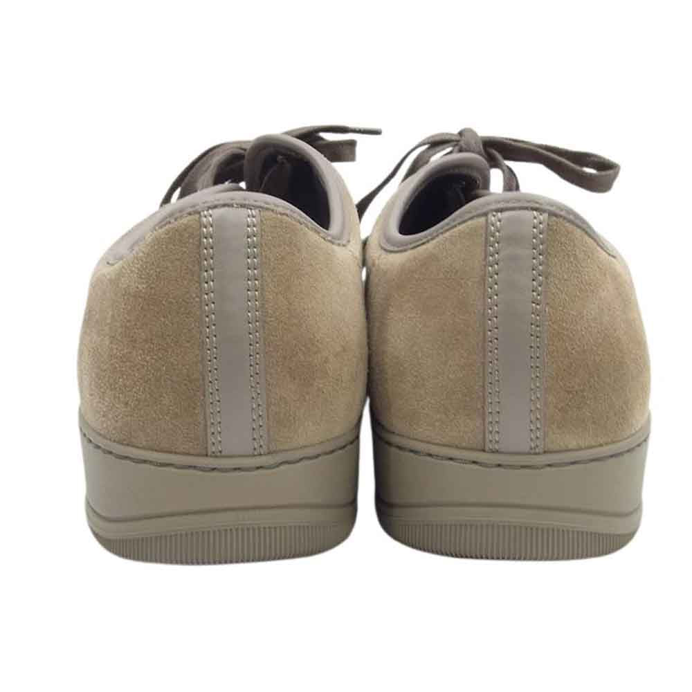 LANVIN ランバン DBB1 スエード レザー ローカット スニーカー ベージュ系 12【中古】