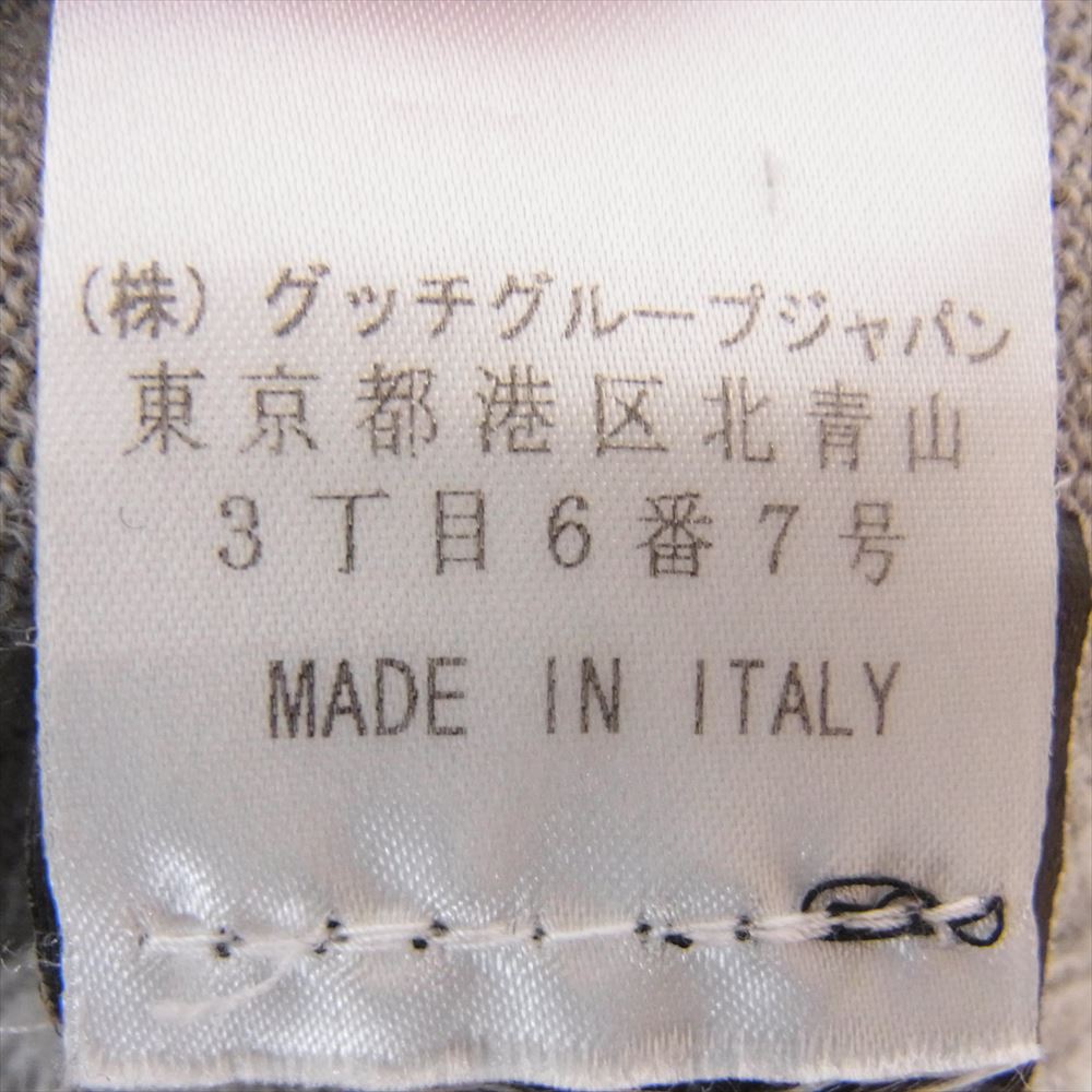 GUCCI グッチ 211339 Z2744 トムフォード期 エポーレット付き クルーネック ニット グレー系 XL【中古】