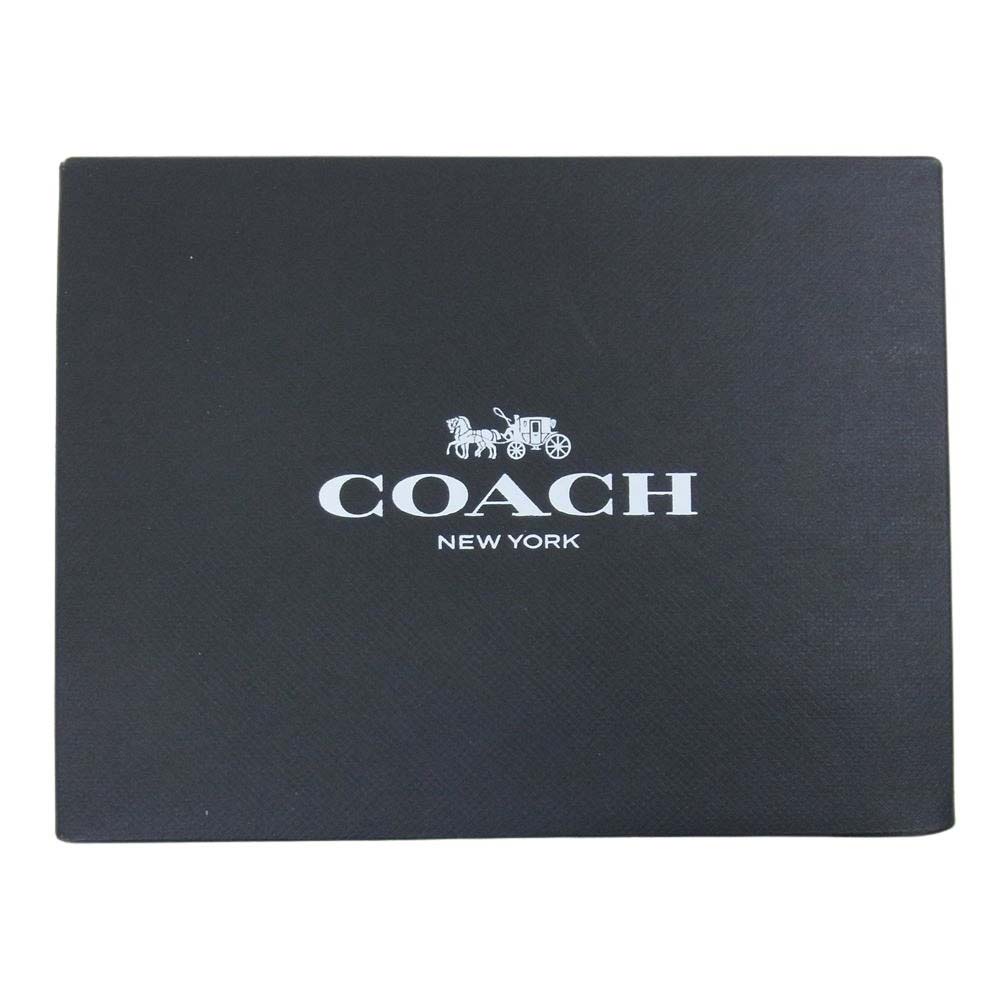 COACH コーチ TRIFOLD WLT cロゴ トライフォールド ウォレット オフホワイト系【極上美品】【中古】