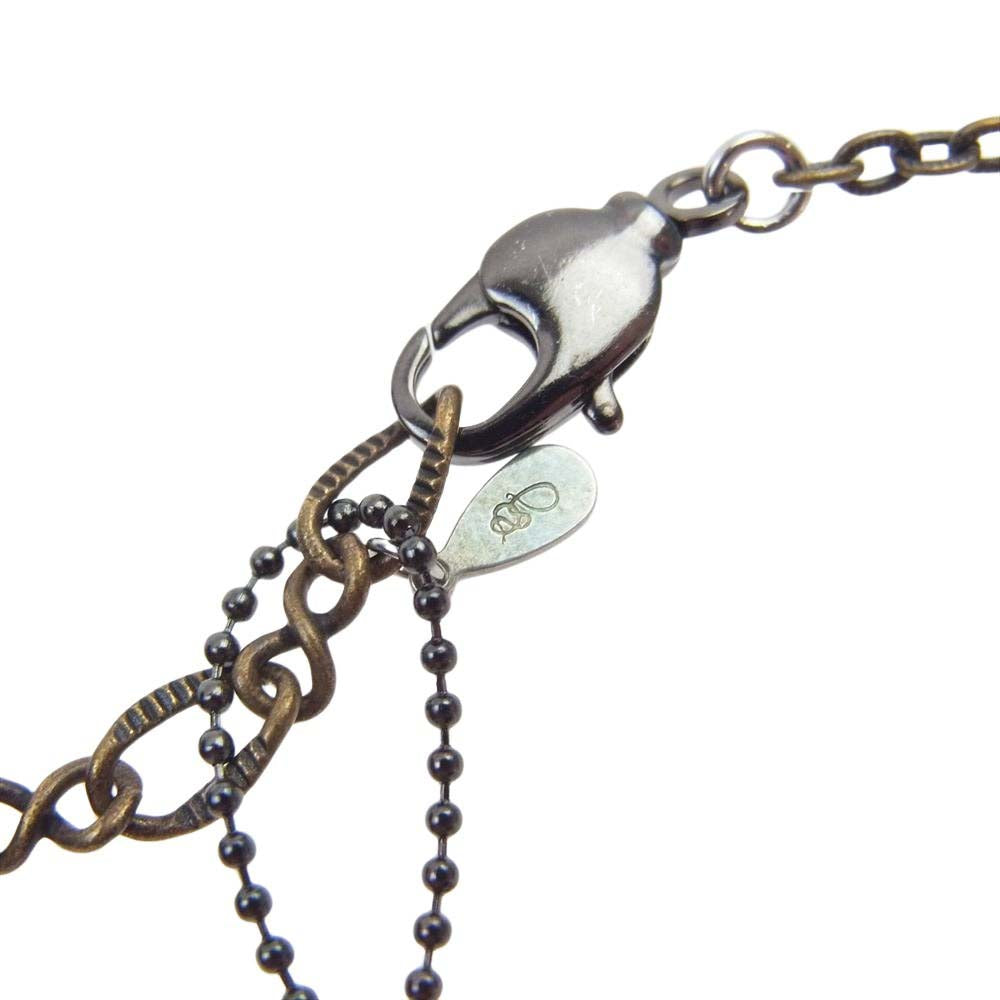 gunda ガンダ クロス ペンダント ネックレス ブラック系 ゴールド系 シルバー系【中古】