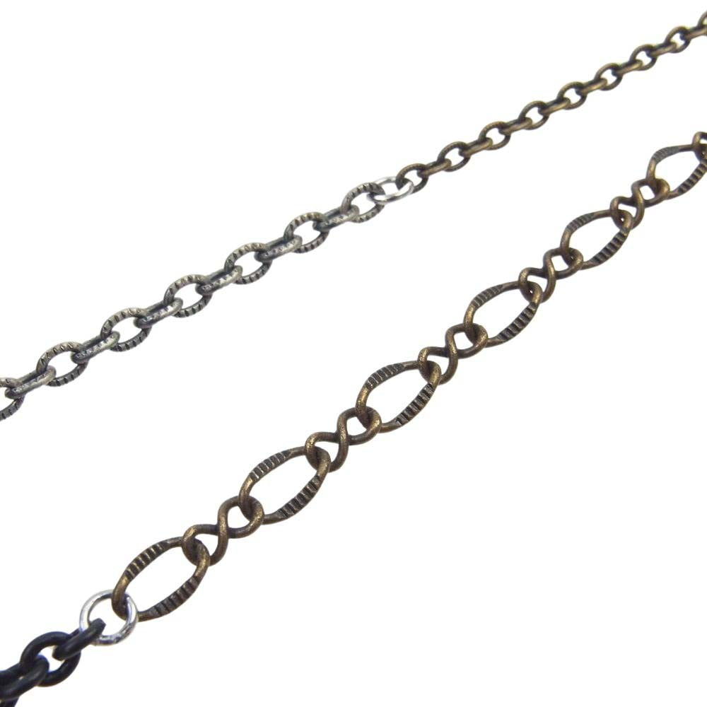 gunda ガンダ クロス ペンダント ネックレス ブラック系 ゴールド系 シルバー系【中古】