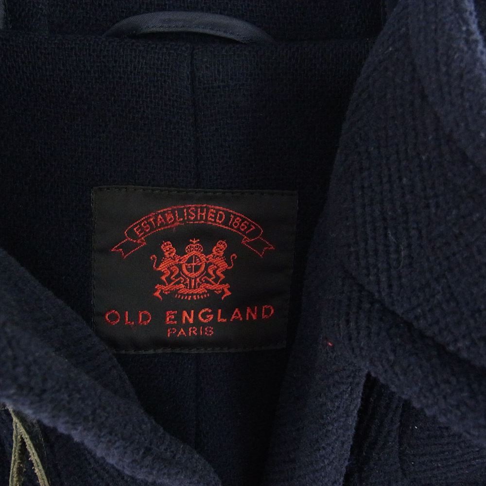 OLD ENGLAND オールドイングランド オールド ロング ダッフル コート ネイビー系【中古】