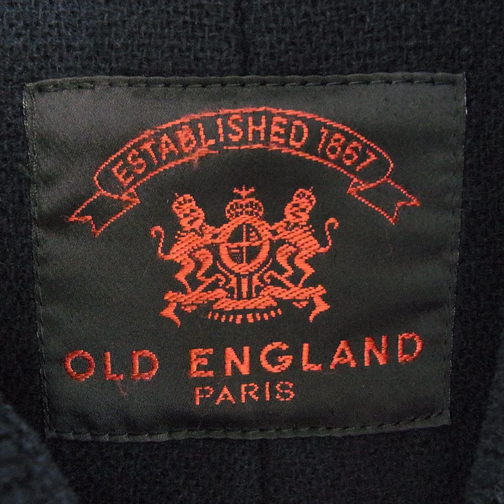 OLD ENGLAND オールドイングランド オールド ロング ダッフル コート ネイビー系【中古】