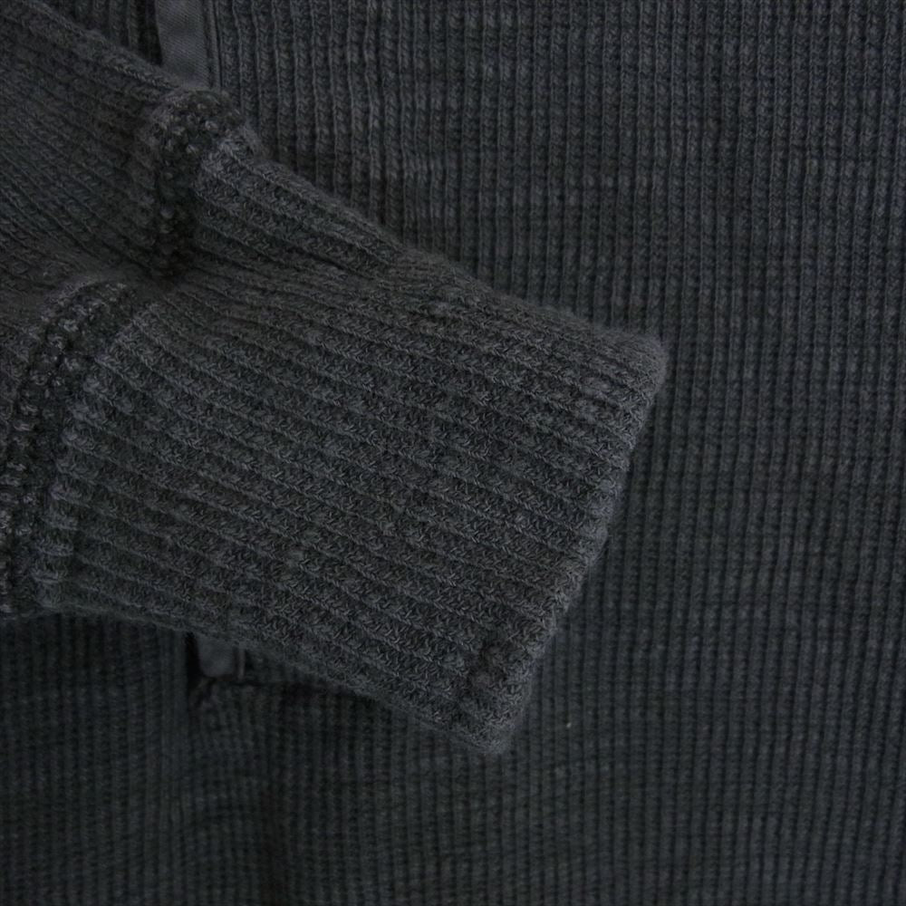 RRL ダブルアールエル ヘンリーネック サーマル 長袖 Tシャツ グレー グレー系 S【中古】