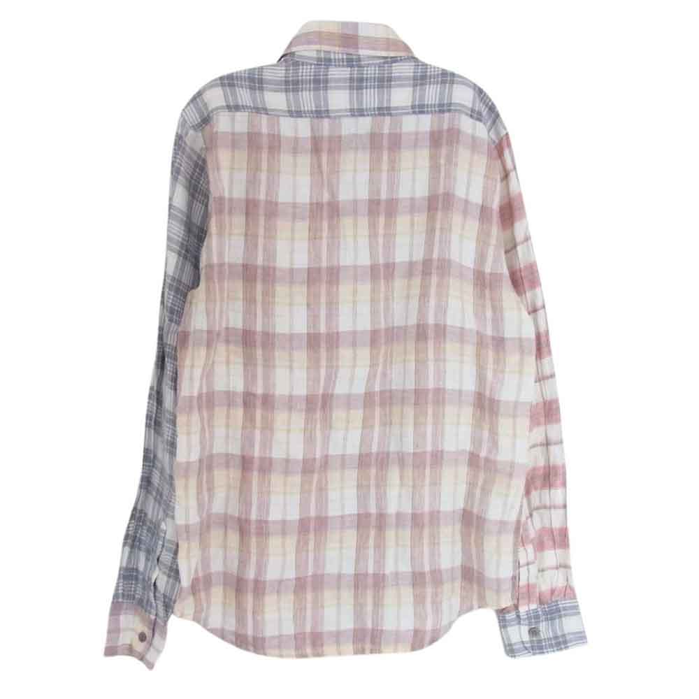 Nigel Cabourn ナイジェルケーボン MADRAS CHECK SHIRT マドラス チェック 長袖 シャツ マルチカラー系 46【中古】
