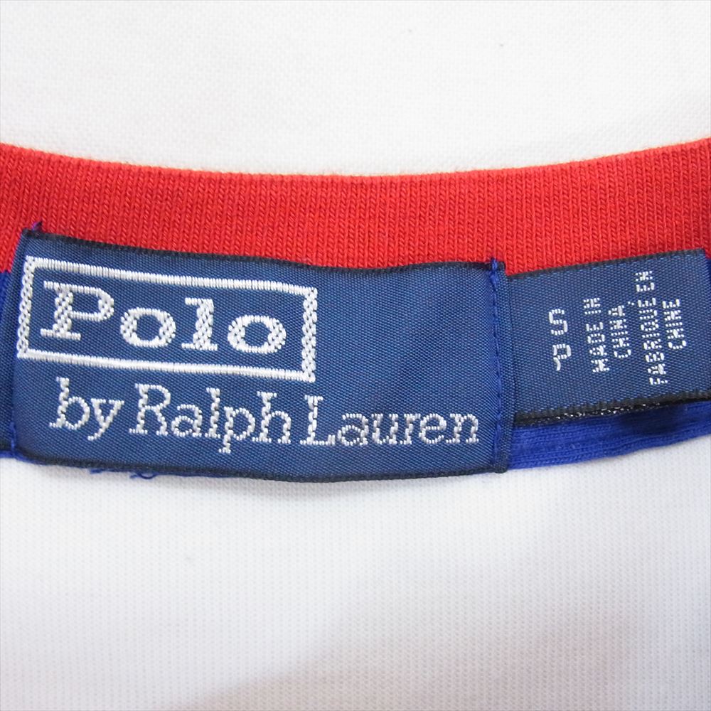 POLO RALPH LAUREN ポロ・ラルフローレン 復刻 HI TECH ポロベア クルーネックスウェット トレーナー ホワイト系 SP【中古】