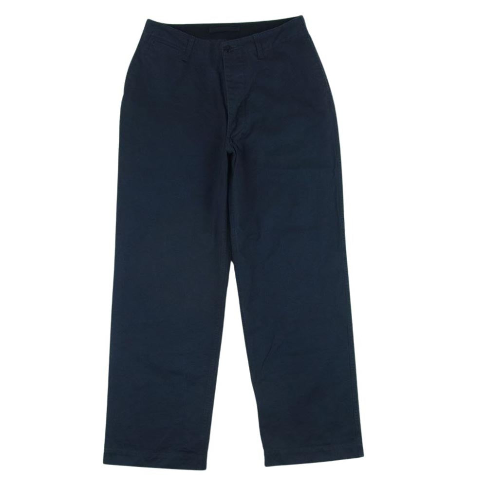 Nigel Cabourn ナイジェルケーボン 8037-00-50020 BASIC CHINO ベーシック チノ ワイドシルエット パンツ ダークネイビー系 34【中古】