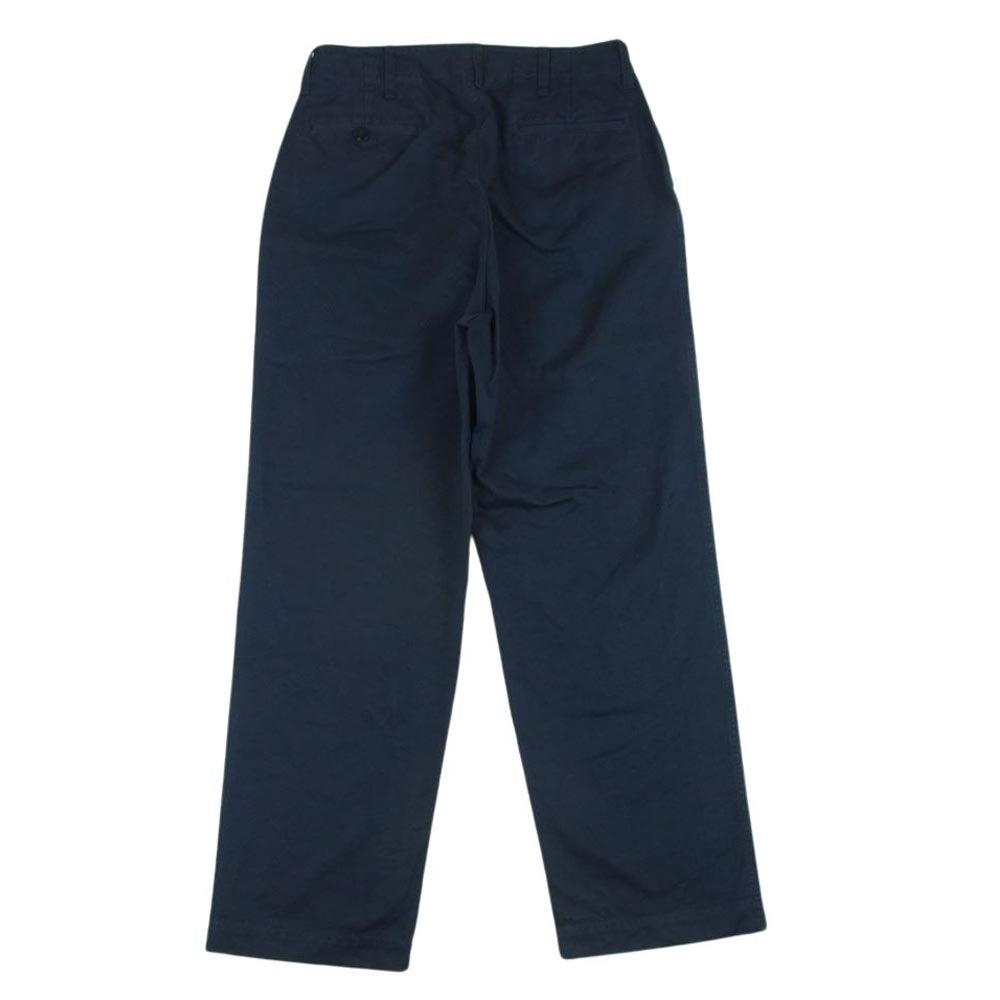 Nigel Cabourn ナイジェルケーボン 8037-00-50020 BASIC CHINO ベーシック チノ ワイドシルエット パンツ ダークネイビー系 34【中古】