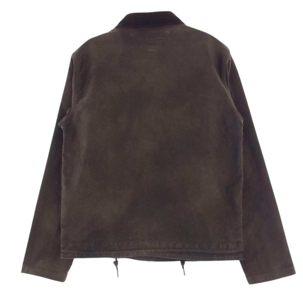 RRL ダブルアールエル GARMENT DYED TEST SAMPLE Type N-1 Deck Jacket ヴィンテージ加工 デッキ ジャケット ブラウン系 S【中古】