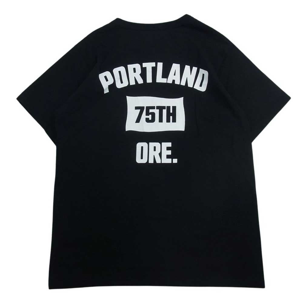 LANGLITZ LEATHERS ラングリッツレザーズ LLC-003 アメリカ製 LANGLITZ LEATHERS ロゴ プリント 半袖 Tシャツ ブラック系 XXL【美品】【中古】