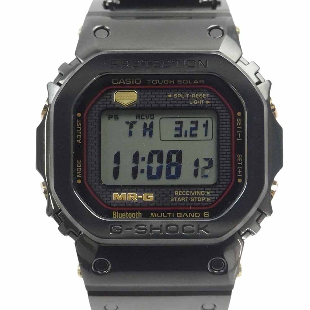 G-SHOCK ジーショック MRG-B5000B-1JR MR-G タフソーラー デジタル 時計 ウォッチ ブラック系【美品】【中古】