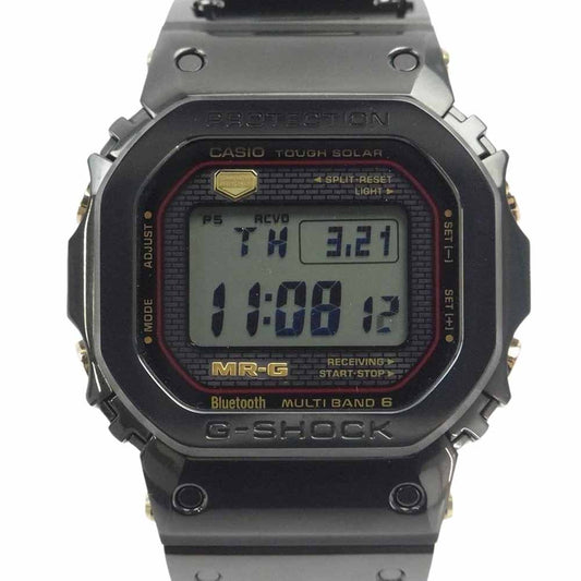 G-SHOCK ジーショック MRG-B5000B-1JR MR-G タフソーラー デジタル 時計 ウォッチ ブラック系【美品】【中古】