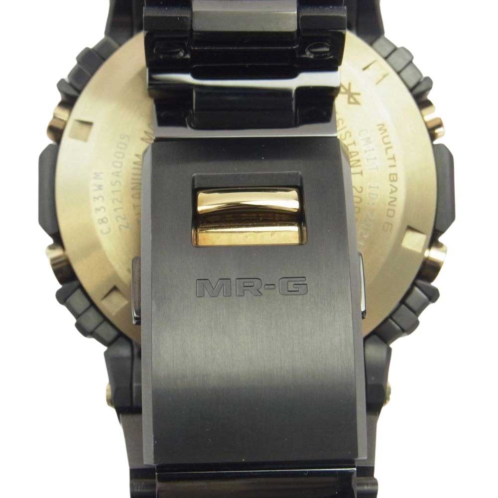 G-SHOCK ジーショック MRG-B5000B-1JR MR-G タフソーラー デジタル 時計 ウォッチ ブラック系【美品】【中古】