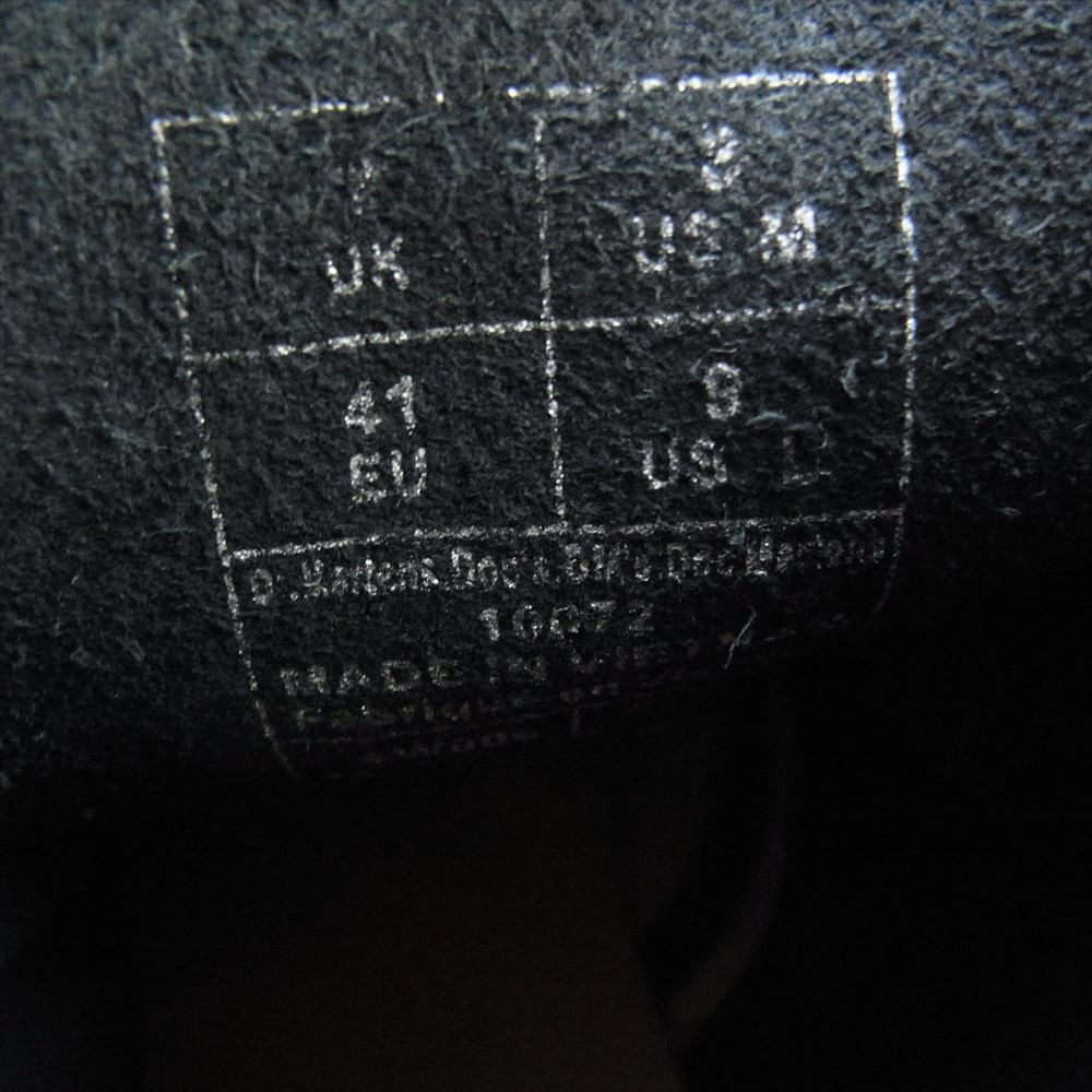 Dr.Martens ドクターマーチン AW006  8ホール ステッチ レースアップ ブーツ ブラック系 EU41【中古】