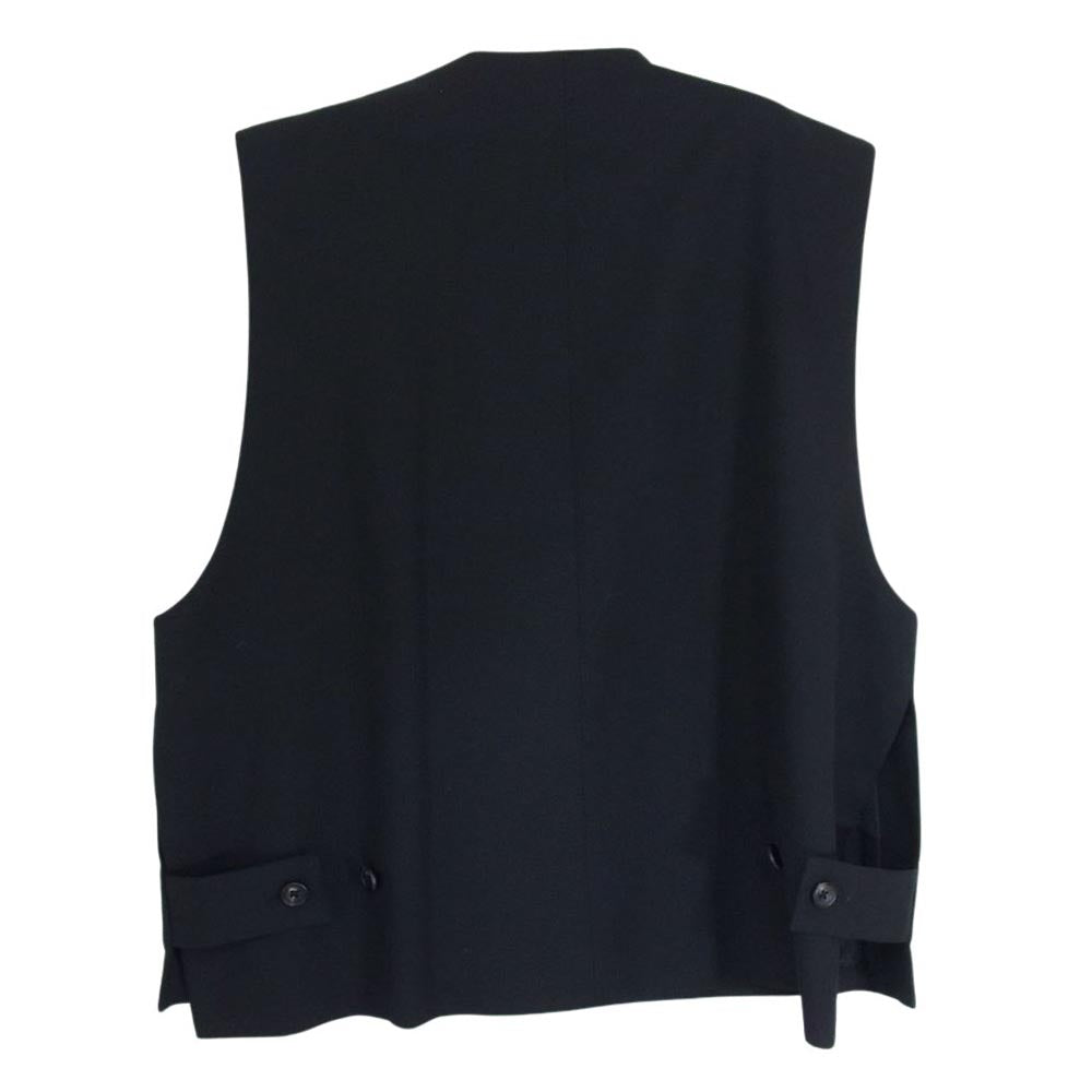 シュタイン ST.277-1 ADJUSTABLE VEST ウールギャバ ベスト ブラック系 S【中古】