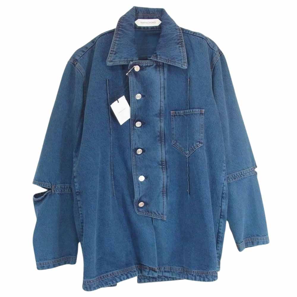 ナマチェコ 22SS MANNI DENIM SHIRT デニム シャツ ジャケット インディゴブルー系 XS【中古】