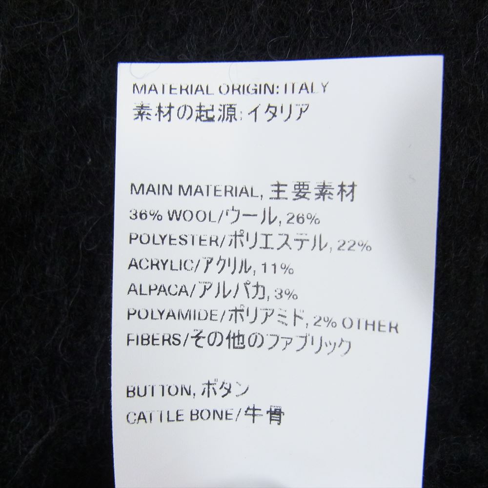 アワーレガシー M4206CBM CARDIGAN BLACK MOHAIR モヘア モヘヤ カーディガン ブラック系 46【中古】