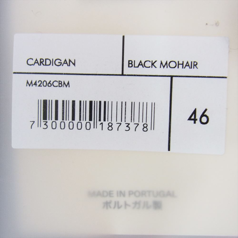 アワーレガシー M4206CBM CARDIGAN BLACK MOHAIR モヘア モヘヤ カーディガン ブラック系 46【中古】