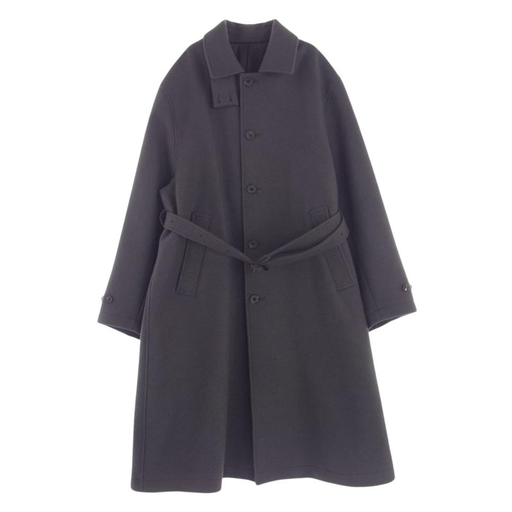 シュタイン 21AW ST.270 OVERSIZED INVESTIGATED COAT オーバーサイズ ウール バルマカンコート グレーカーキ系 S【中古】