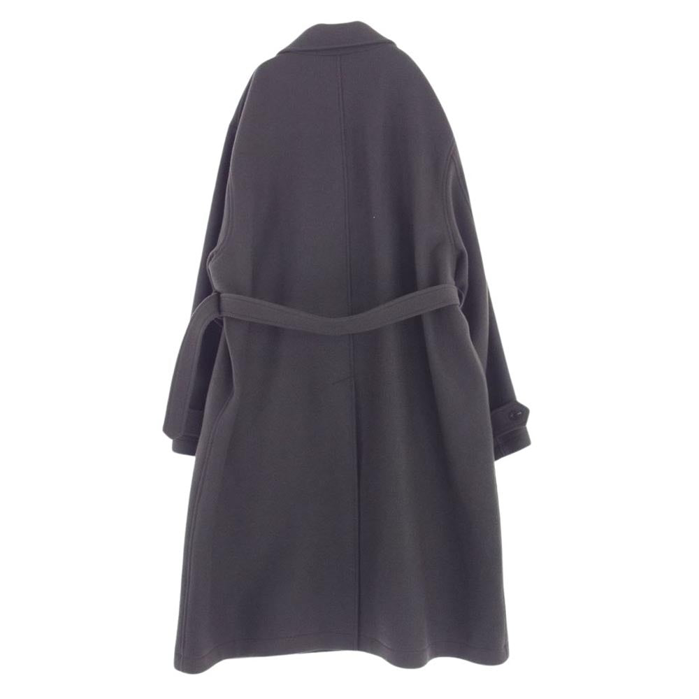 シュタイン 21AW ST.270 OVERSIZED INVESTIGATED COAT オーバーサイズ ウール バルマカンコート グレーカーキ系 S【中古】