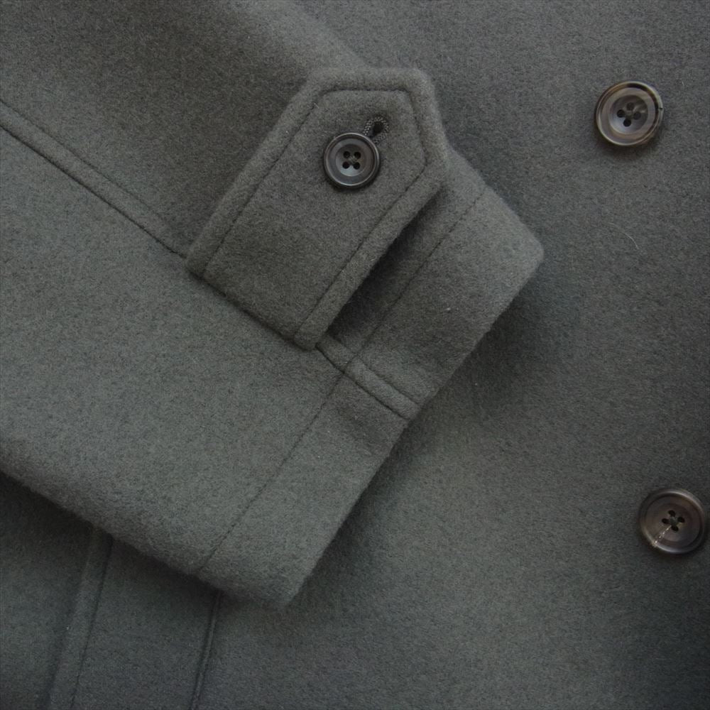 シュタイン 21AW ST.270 OVERSIZED INVESTIGATED COAT オーバーサイズ ウール バルマカンコート グレーカーキ系 S【中古】