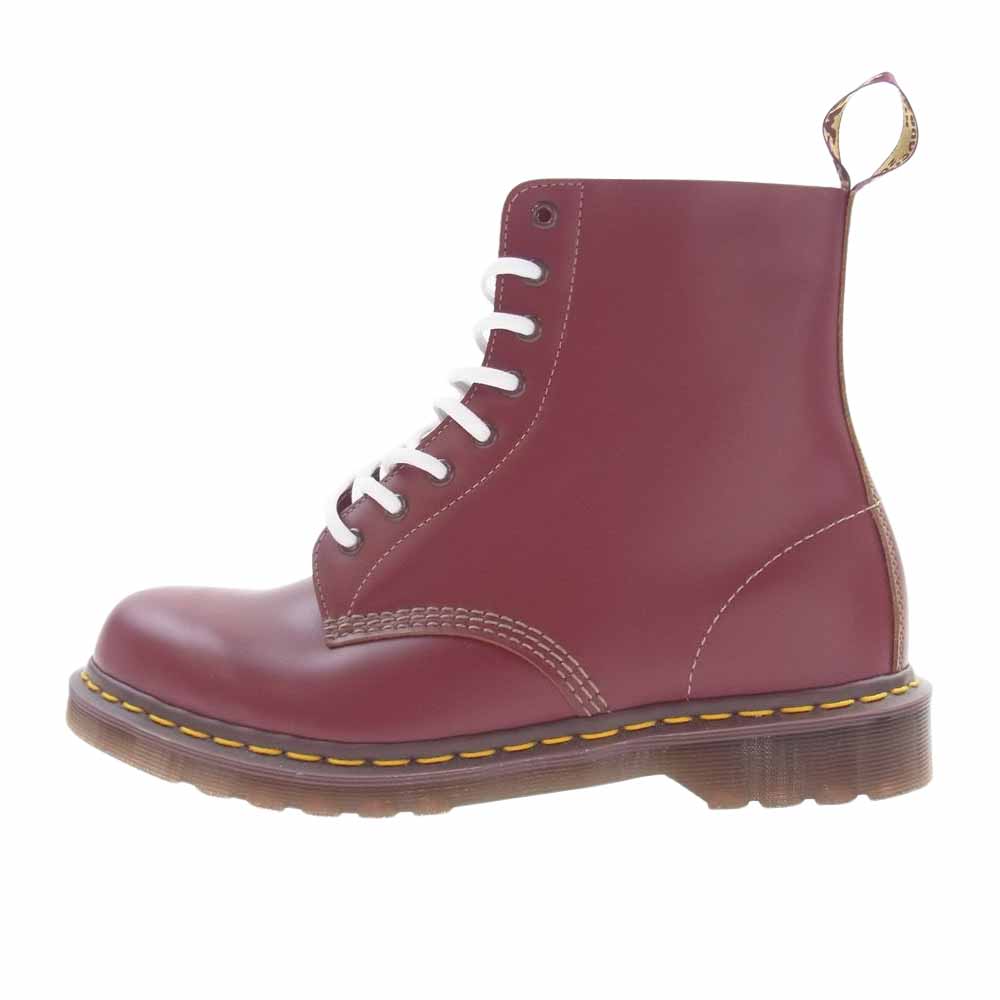 Dr.Martens ドクターマーチン 1460 イングランド製 英国製 8ホール ブーツ イエローステッチ CHERRY RED CHERRY RED UK10【極上美品】【中古】