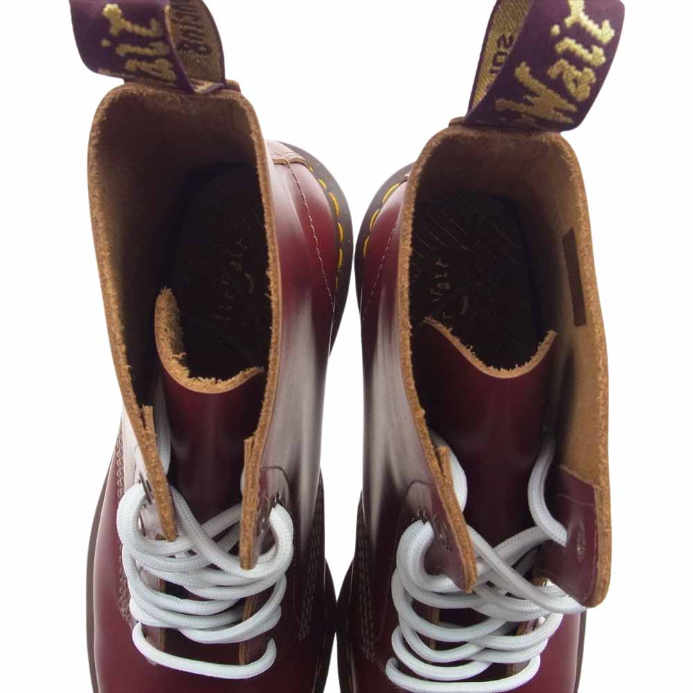 Dr.Martens ドクターマーチン 1460 イングランド製 英国製 8ホール ブーツ イエローステッチ CHERRY RED CHERRY RED UK10【極上美品】【中古】
