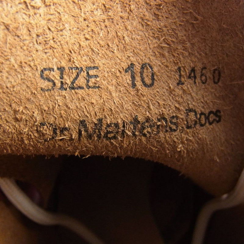Dr.Martens ドクターマーチン 1460 イングランド製 英国製 8ホール ブーツ イエローステッチ CHERRY RED CHERRY RED UK10【極上美品】【中古】
