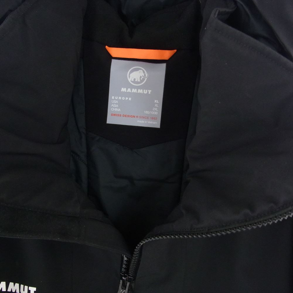 Mammut マムート HKWSO1083266 国内正規品 STORNY HS THERMO JACKET 中綿 フード ジャケット ブラック系 USA XL【中古】