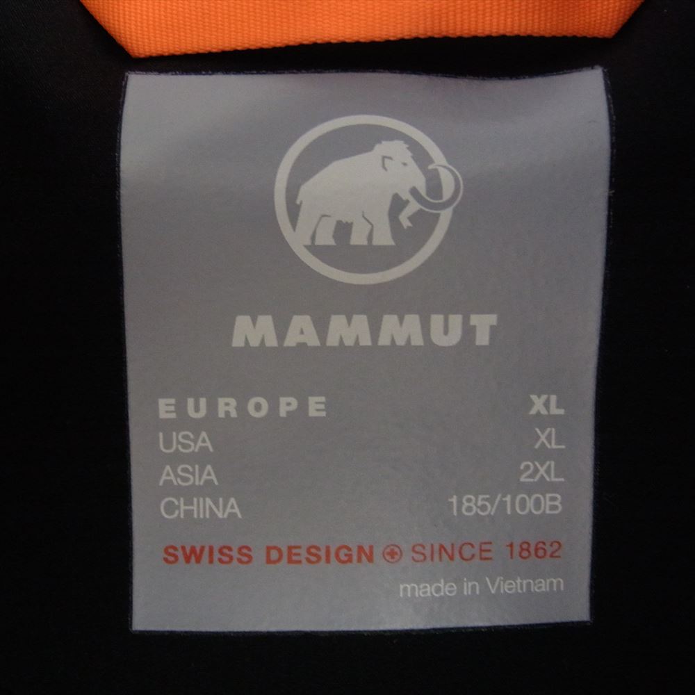 Mammut マムート HKWSO1083266 国内正規品 STORNY HS THERMO JACKET 中綿 フード ジャケット ブラック系 USA XL【中古】