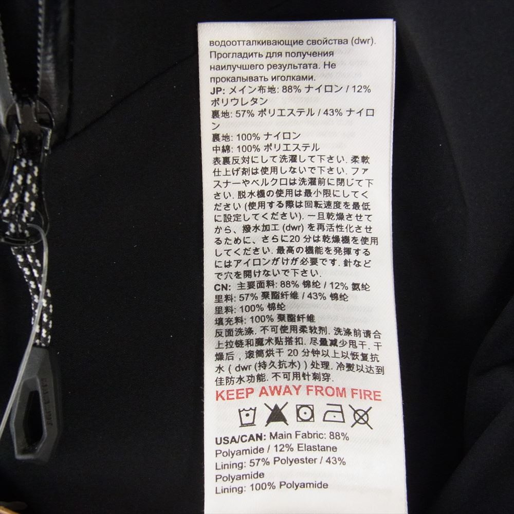 Mammut マムート HKWSO1083266 国内正規品 STORNY HS THERMO JACKET 中綿 フード ジャケット ブラック系 USA XL【中古】