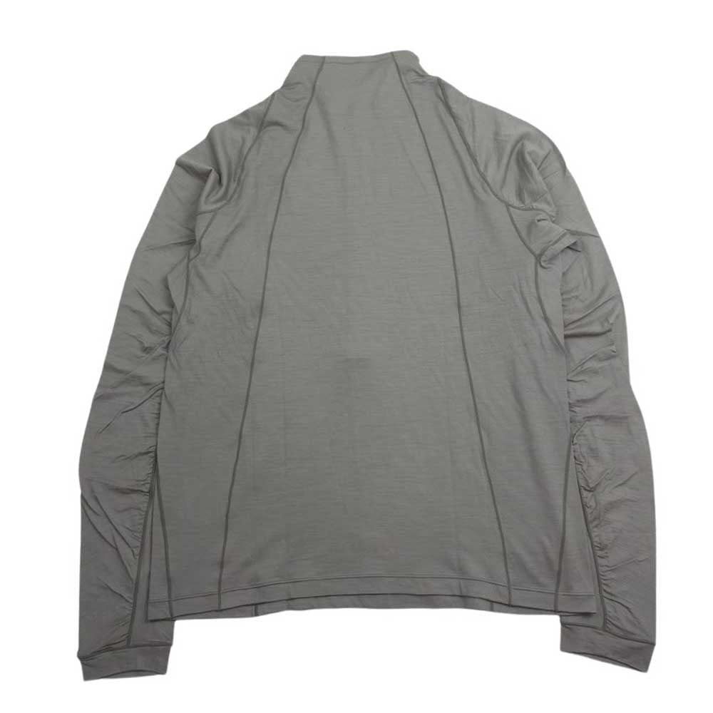 ゴールドウィン GZ44104 ウール ハーフジップ ロングスリーブ Tシャツ ベージュ ベージュ系 4【極上美品】【中古】