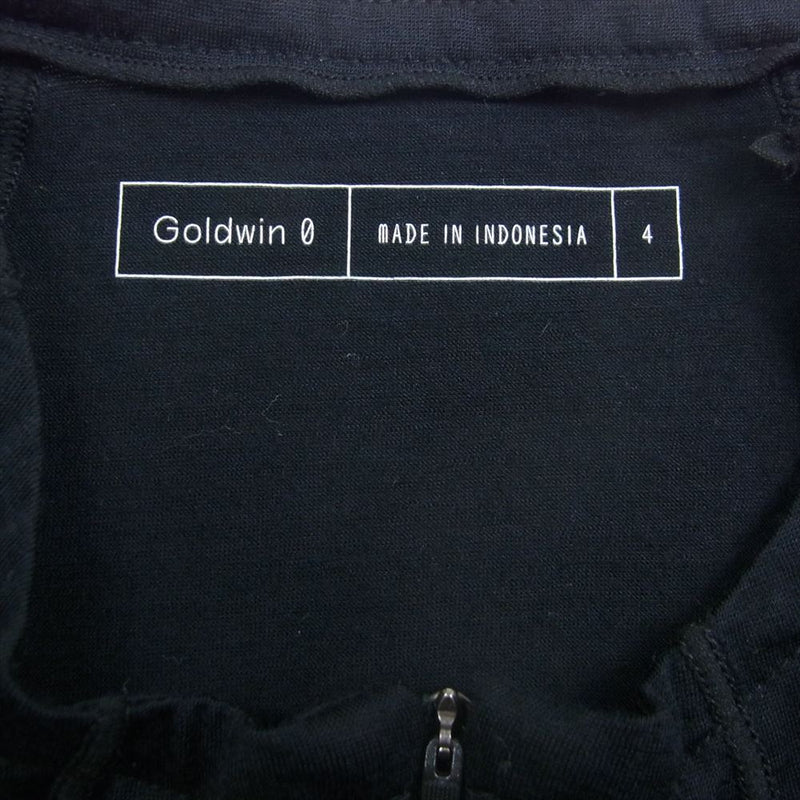 ゴールドウィン GZ44104 ウール ハーフジップ ロングスリーブ Tシャツ ブラック ブラック系 4【極上美品】【中古】