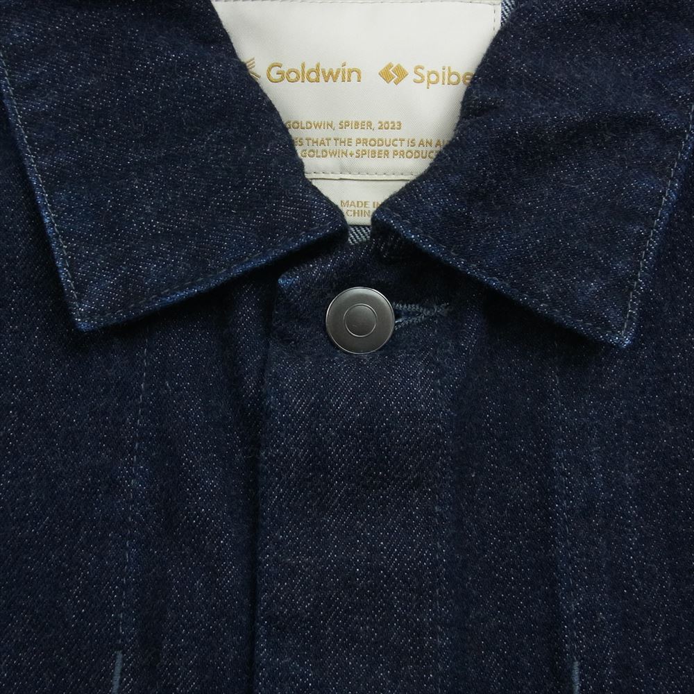 ゴールドウィン GL13704BP Brewed Protein デニム シャツ ジャケット インディゴブルー系 L【新古品】【未使用】【中古】