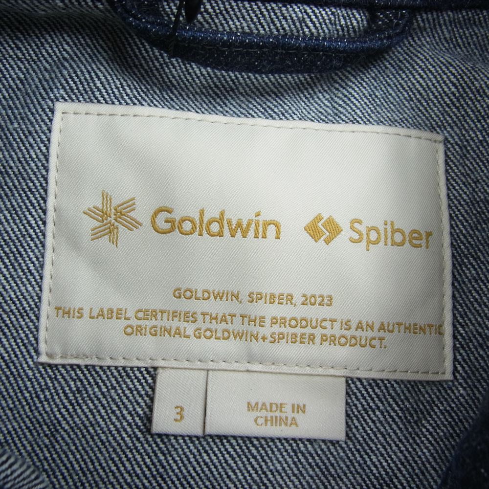 ゴールドウィン GL13704BP Brewed Protein デニム シャツ ジャケット インディゴブルー系 L【新古品】【未使用】【中古】