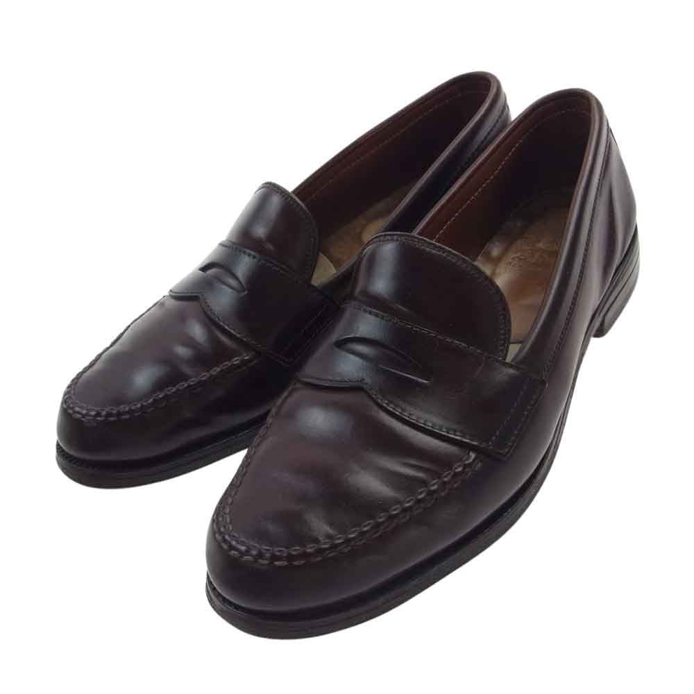 ALDEN オールデン 9916 コードバン コインローファー ペニーローファー レザーシューズ ヴァンラスト バーガンディ ブラウン系 8E【中古】